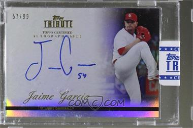 2012 Topps Tribute - Autographs #TA-JG1 - Jaime Garcia /99 [Uncirculated]