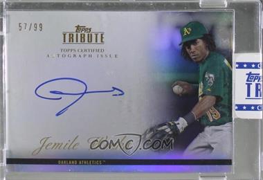 2012 Topps Tribute - Autographs #TA-JWK - Jemile Weeks /99 [Uncirculated]