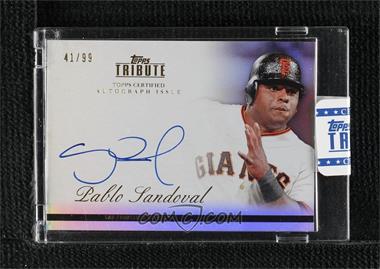 2012 Topps Tribute - Autographs #TA-PS1 - Pablo Sandoval /99 [Uncirculated]