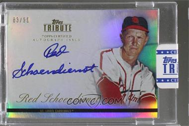 2012 Topps Tribute - Autographs #TA-RS - Red Schoendienst /99 [Uncirculated]