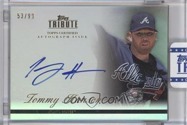 2012 Topps Tribute - Autographs #TA-TH1 - Tommy Hanson /99 [Uncirculated]