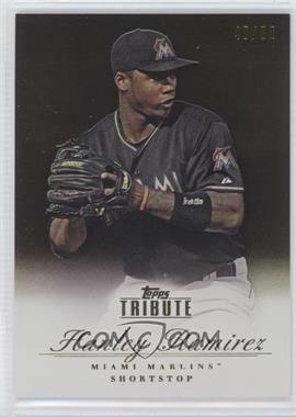 2012 Topps Tribute - [Base] - Black #64 - Hanley Ramirez /60