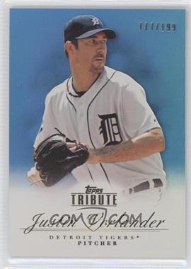 2012 Topps Tribute - [Base] - Blue #85 - Justin Verlander /199