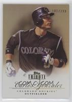 Carlos Gonzalez #/299