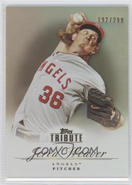 2012 Topps Tribute - [Base] - Bronze #87 - Jered Weaver /299