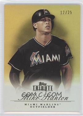 2012 Topps Tribute - [Base] - Gold #79 - Mike Stanton /25