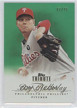 2012 Topps Tribute - [Base] - Green #27 - Roy Halladay /75