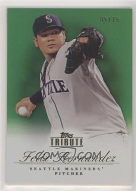 2012 Topps Tribute - [Base] - Green #30 - Felix Hernandez /75