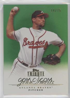 2012 Topps Tribute - [Base] - Green #78 - John Smoltz /75