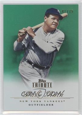 2012 Topps Tribute - [Base] - Green #93 - Babe Ruth /75