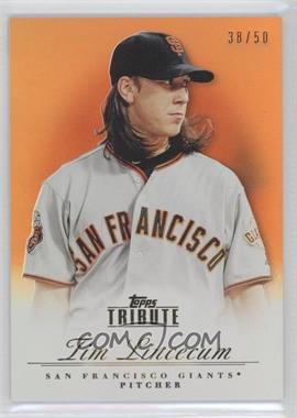 2012 Topps Tribute - [Base] - Orange #46 - Tim Lincecum /50