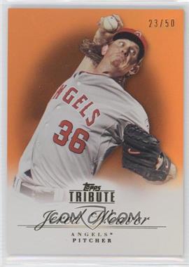 2012 Topps Tribute - [Base] - Orange #87 - Jered Weaver /50