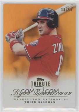 2012 Topps Tribute - [Base] - Orange #90 - Ryan Zimmerman /50