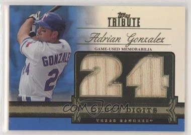 2012 Topps Tribute - Debut Digits - Blue #DD-AG - Adrian Gonzalez /50