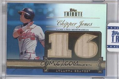 2012 Topps Tribute - Debut Digits - Blue #DD-CJ - Chipper Jones /50