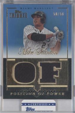 2012 Topps Tribute - Position of Power - Blue #PPO-MS - Giancarlo Stanton /50 [Uncirculated]