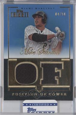 2012 Topps Tribute - Position of Power - Blue #PPO-MS - Giancarlo Stanton /50 [Uncirculated]