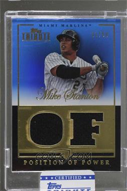 2012 Topps Tribute - Position of Power - Blue #PPO-MS - Giancarlo Stanton /50 [Uncirculated]