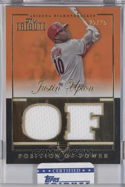 2012 Topps Tribute - Position of Power - Orange #PPO-JU - Justin Upton /25 [Uncirculated]