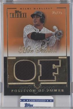 2012 Topps Tribute - Position of Power - Orange #PPO-MS - Giancarlo Stanton /25 [Uncirculated]