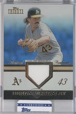 2012 Topps Tribute - Retired Remnants - Blue #RR-DE - Dennis Eckersley /50 [Uncirculated]