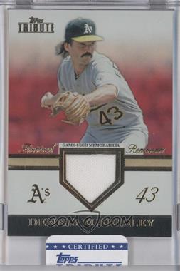 2012 Topps Tribute - Retired Remnants - Red #RR-DE - Dennis Eckersley /10 [Uncirculated]