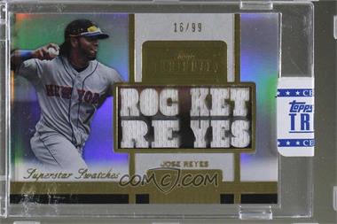 2012 Topps Tribute - Superstar Swatches #SS-JR - Jose Reyes /99 [Uncirculated]