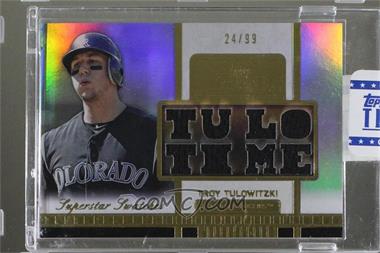 2012 Topps Tribute - Superstar Swatches #SS-TT - Troy Tulowitzki /99 [Uncirculated]