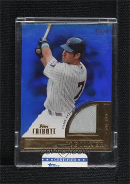 2012 Topps Tribute - Tribute to the Stars Relic - Blue #TSR-JM - Joe Mauer /50 [Uncirculated]