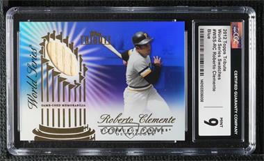 2012 Topps Tribute - World Series Swatches - Blue #WSS-RC - Roberto Clemente /50 [CGC 9 Mint]