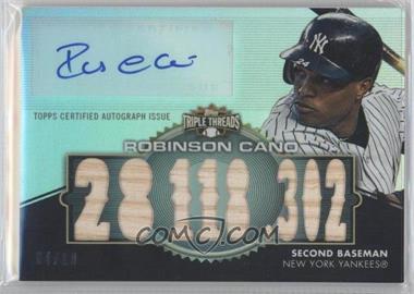 2012 Topps Triple Threads - Autographed Relics #TTAR-178 - Robinson Cano /18