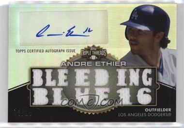 2012 Topps Triple Threads - Autographed Relics #TTAR-51 - Andre Ethier /18