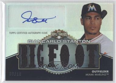 2012 Topps Triple Threads - Autographed Relics #TTAR-94 - Giancarlo Stanton /18