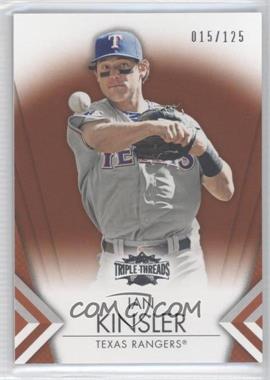 2012 Topps Triple Threads - [Base] - Amber #38 - Ian Kinsler /125