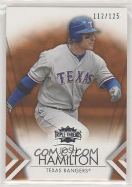 2012 Topps Triple Threads - [Base] - Amber #46 - Josh Hamilton /125