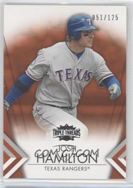 2012 Topps Triple Threads - [Base] - Amber #46 - Josh Hamilton /125