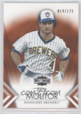 2012 Topps Triple Threads - [Base] - Amber #91 - Paul Molitor /125