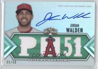 Future Phenoms Auto Relics - Jordan Walden #/50