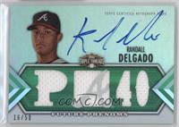 Future Phenoms Auto Relics - Randall Delgado #/50