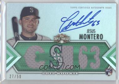 2012 Topps Triple Threads - [Base] - Emerald #144 - Future Phenoms Auto Relics - Jesus Montero /50