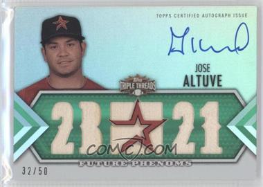 2012 Topps Triple Threads - [Base] - Emerald #164 - Future Phenoms Auto Relics - Jose Altuve /50