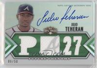 Future Phenoms Auto Relics - Julio Teheran #/50