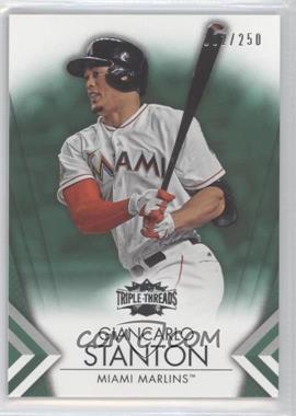 2012 Topps Triple Threads - [Base] - Emerald #23 - Giancarlo Stanton /250