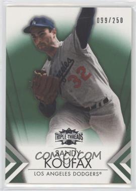 2012 Topps Triple Threads - [Base] - Emerald #34 - Sandy Koufax /250