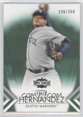 2012 Topps Triple Threads - [Base] - Emerald #39 - Felix Hernandez /250