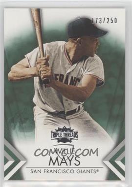 2012 Topps Triple Threads - [Base] - Emerald #56 - Willie Mays /250