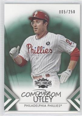 2012 Topps Triple Threads - [Base] - Emerald #8 - Chase Utley /250