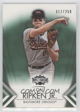 2012 Topps Triple Threads - [Base] - Emerald #81 - Cal Ripken Jr. /250