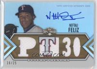 Future Phenoms Auto Relics - Neftali Feliz #/25