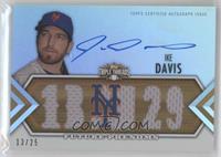 Future Phenoms Auto Relics - Ike Davis #/25